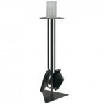 Kaminbesteck 3 tlg. schwarz 60cm
